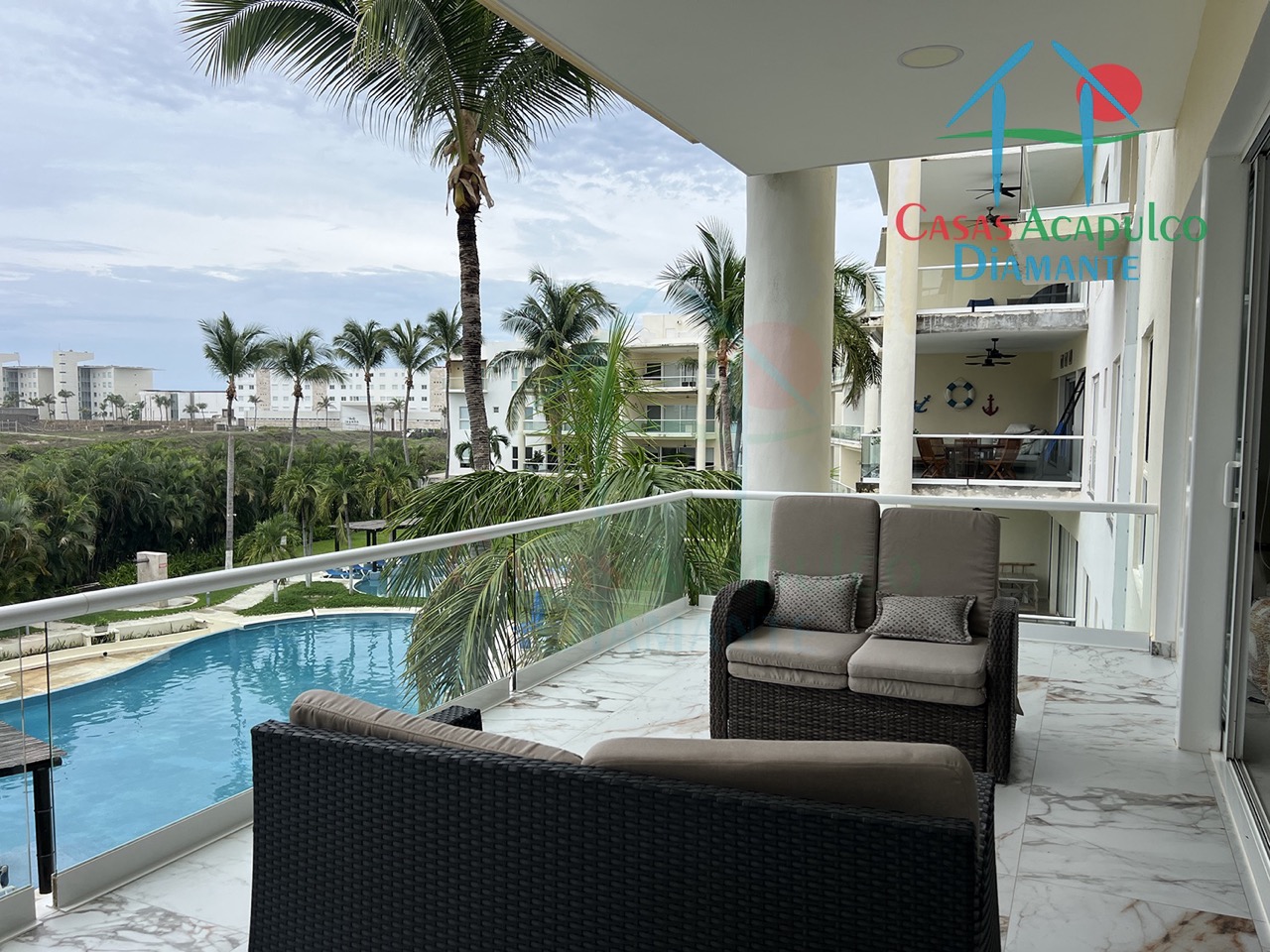 Pacífico Diamante Amarras 201 - Terraza 2